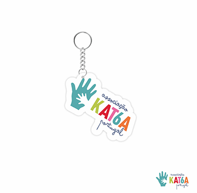 Porta-chaves com logótipo KAT6A Portugal