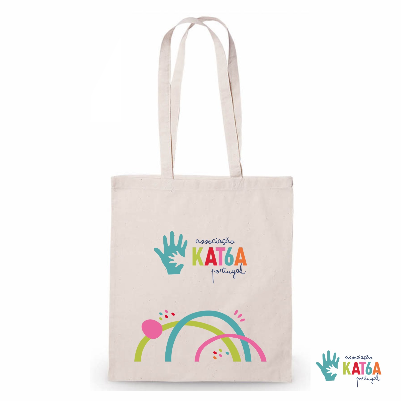 Saco de pano com logótipo KAT6A Portugal
